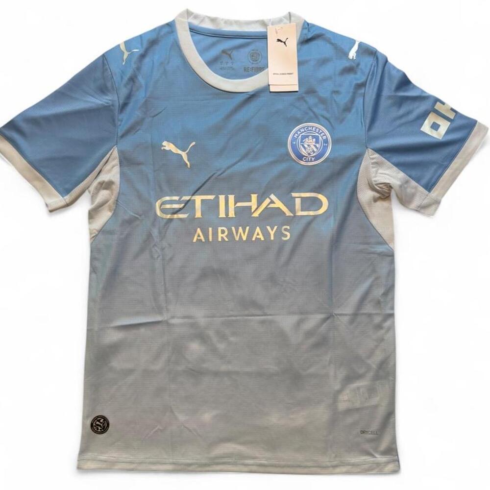 Puma Manchester City 2026/27 home shirt in blue & white number 9 Haaland on the